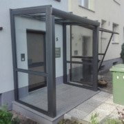 Vordach Haustuerueberdachung Windschutz Rs Reich 04