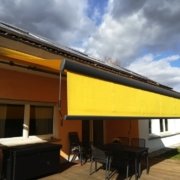 Volant Markisen als Sonnenschutz und Beschattung für Ihre Terrasse. Verschiedene Markisen, Terrassenüberdachungen auf Maß angefertigt. Bestellen Sie Ihre individuelle Markise, die an Ihre Terrasse und Wünsche angepasst ist. RS Reich Ihr Markisen Experte für Reutlingen, Pfullingen, Tübingen, Metzingen und Stuttgart