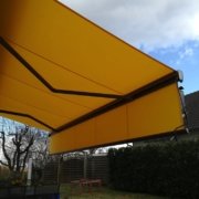 Volant Markisen als Sonnenschutz und Beschattung für Ihre Terrasse. Verschiedene Markisen, Terrassenüberdachungen auf Maß angefertigt. Bestellen Sie Ihre individuelle Markise, die an Ihre Terrasse und Wünsche angepasst ist. RS Reich Ihr Markisen Experte für Reutlingen, Pfullingen, Tübingen, Metzingen und Stuttgart