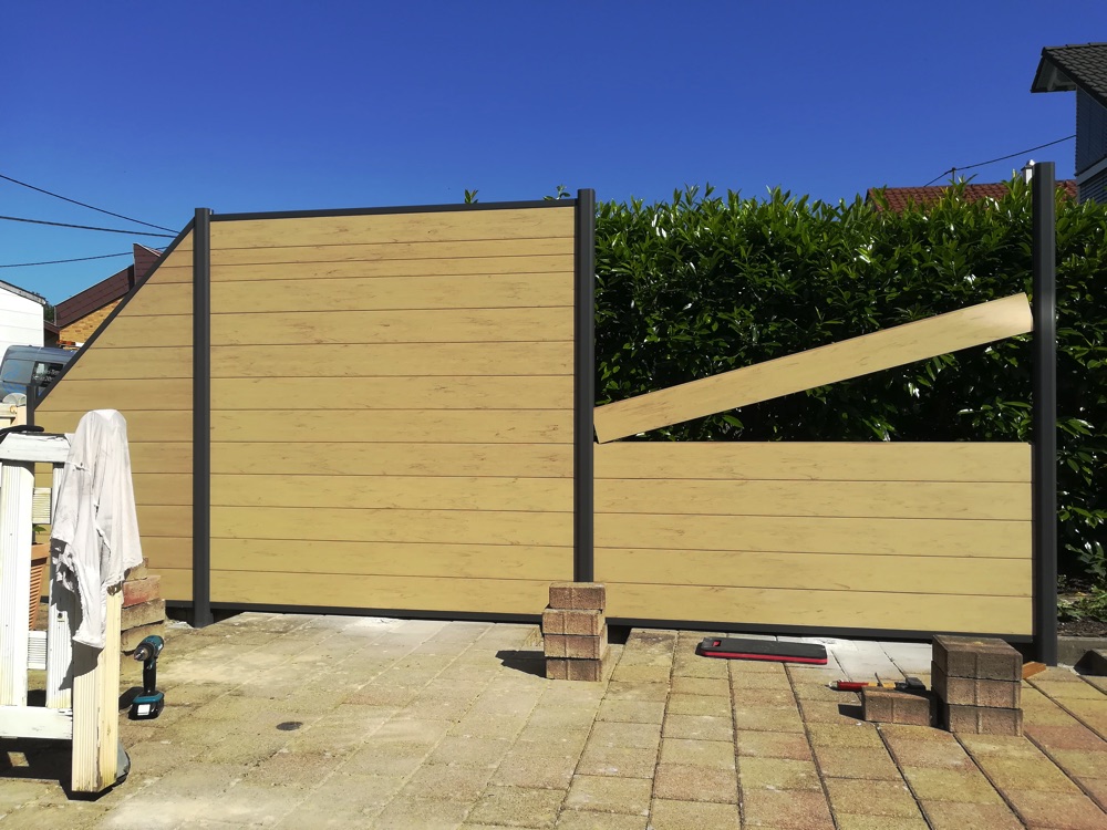 Wpc Sichtschutz Sand 01 Wpc Sichtschutz Sand 01