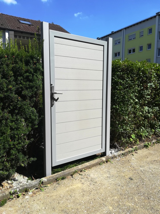 Wpc Torelement Grau Wpc Torelement Grau