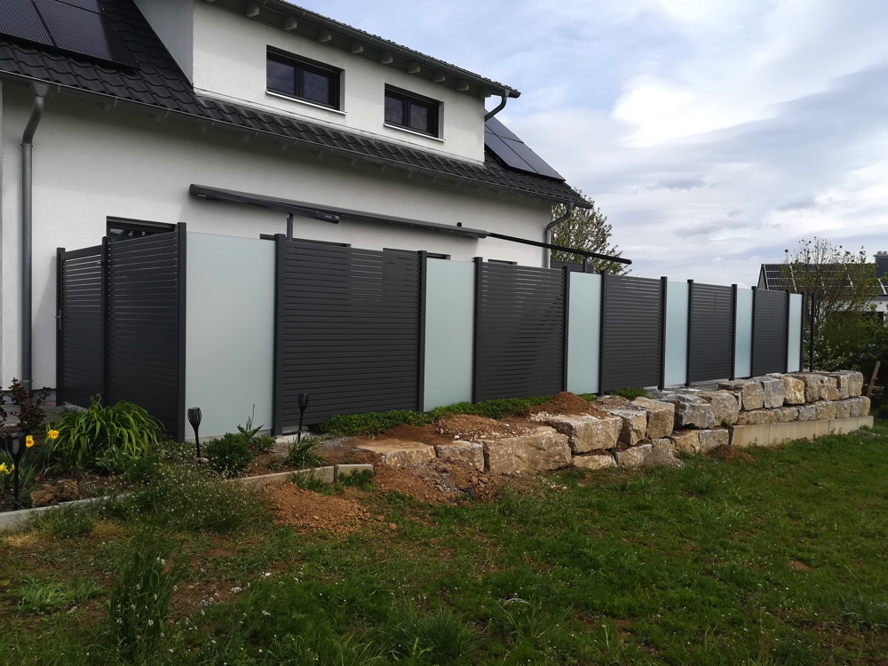 Aluminium Rhombus Anthrazit Milchglasdesign 01 Aluminium Rhombus Anthrazit Milchglasdesign 01