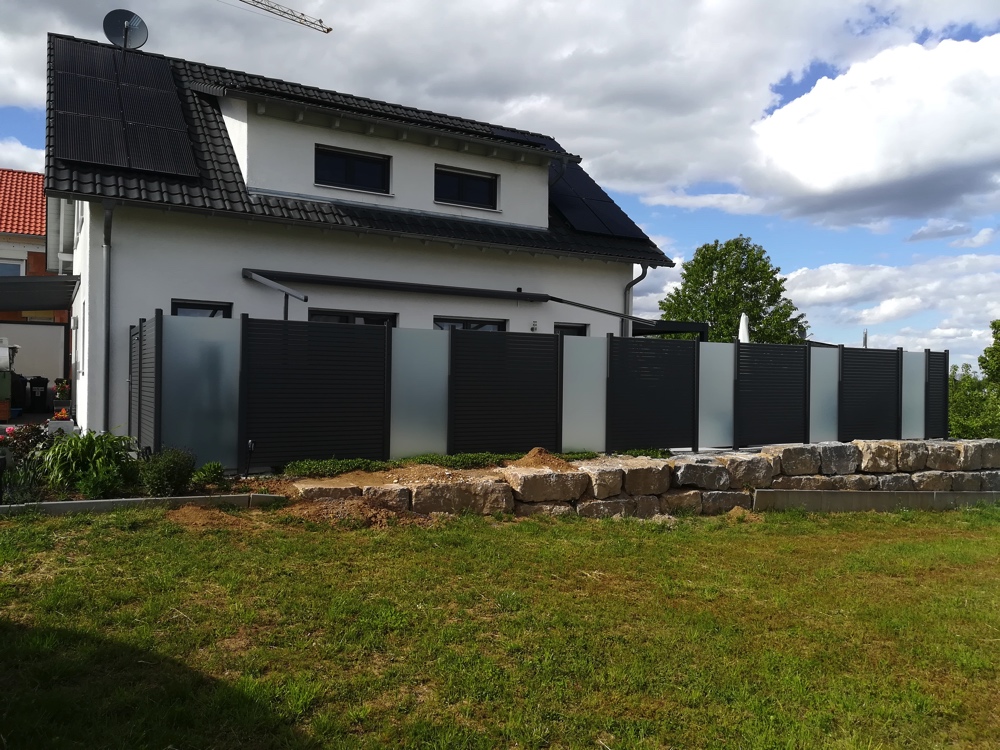 Aluminium Rhombus Anthrazit Milchglasdesign 04 Aluminium Rhombus Anthrazit Milchglasdesign 04