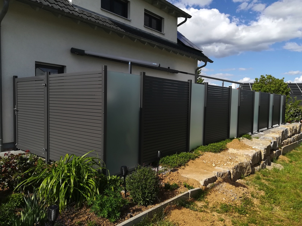 Aluminium Rhombus Anthrazit Milchglasdesign 05 Aluminium Rhombus Anthrazit Milchglasdesign 05