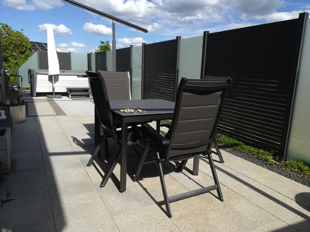 Aluminium Rhombus Anthrazit Milchglasdesign 06 Aluminium Rhombus Anthrazit Milchglasdesign 06