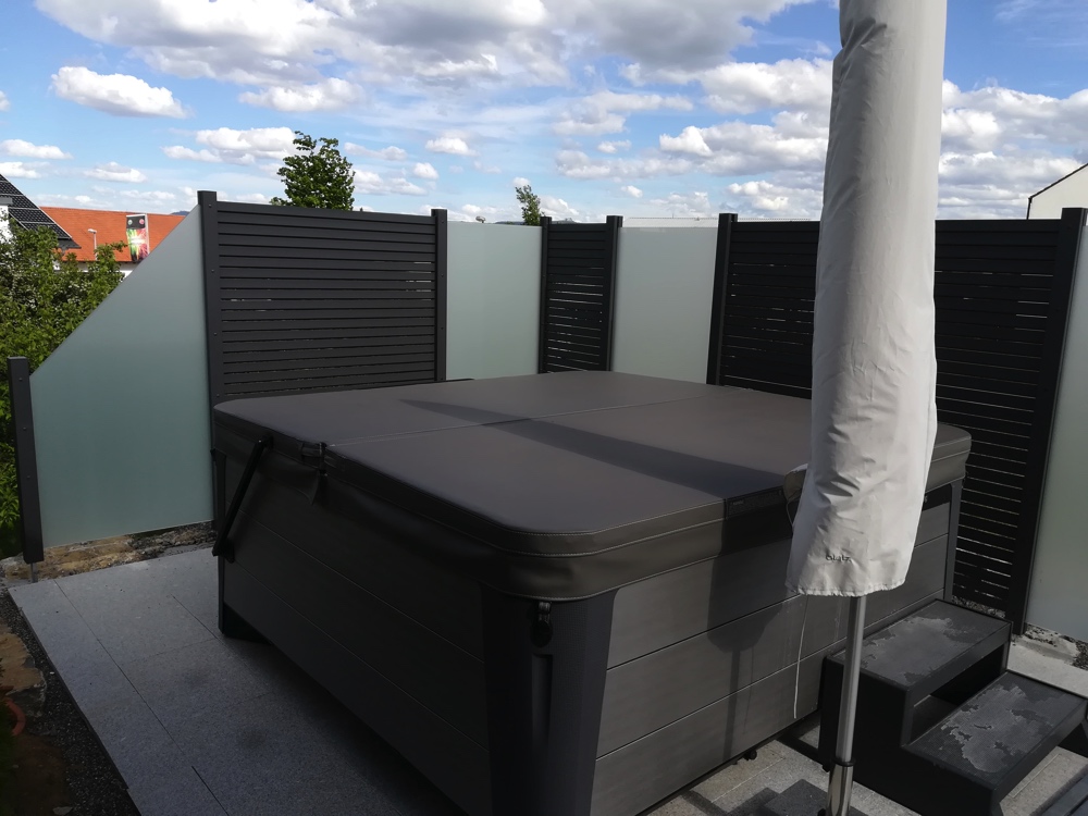 Aluminium Rhombus Anthrazit Milchglasdesign 07 Aluminium Rhombus Anthrazit Milchglasdesign 07