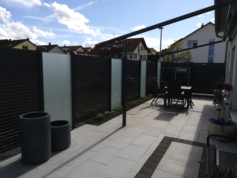 Aluminium Rhombus Anthrazit Milchglasdesign 08 Aluminium Rhombus Anthrazit Milchglasdesign 08