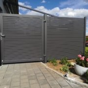 Aluminium Rhombus Anthrazit Torelement Aluminium Rhombus Anthrazit Torelement