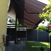 Gelenkarmmarkisen Anthrazit 02