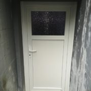 Kellertuer Ornamentglas Kunststoff Weiss