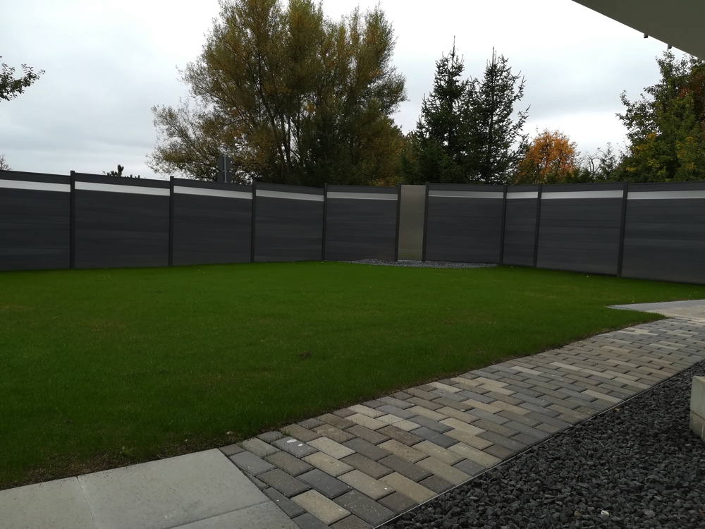 Wpc Sichtschutzzaun Platinum Grau Wpc Sichtschutzzaun Platinum Grau